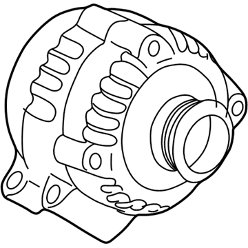 10464424 GM Alternator Illustration 1 of 1
