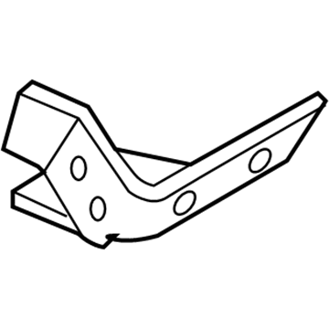 92080449 GM Fender Rear Bracket Illustration 1 of 1