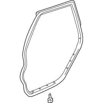Pontiac Vibe Door Seal - 19184154