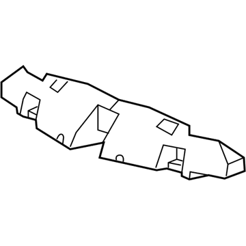 GM 15789107 Energy Absorber 15789107 GM Energy Absorber Illustration 1 of 1