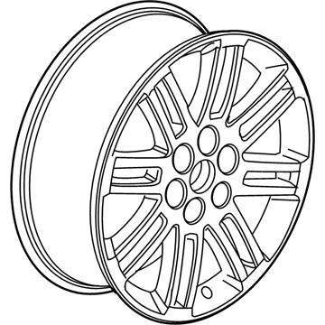 GM 9597530 Wheel, Alloy 9597530 GM Wheel, Alloy Illustration 1 of 1