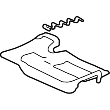 12456707 GM Seat Frame, Driver Side Illustration 1 of 1