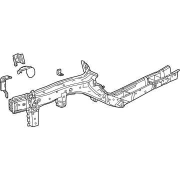 GM 26537853 Rail, Frame Front Side And Engine Compartment 26537853 GM Rail, Frame Front Side And Engine Compartment Illustration 1 of 1