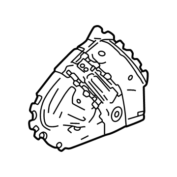GM 26511870 Panel, Front Fender Inner Wheel House 26511870 GM Panel, Front Fender Inner Wheel House Illustration 1 of 1