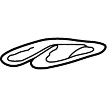 GM 15287177 End Cap, Driver Side 15287177 GM End Cap, Driver Side Illustration 1 of 1