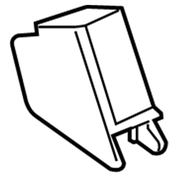 GM 19211750 Mount Bracket Cover 19211750 GM Mount Bracket Cover Illustration 1 of 1