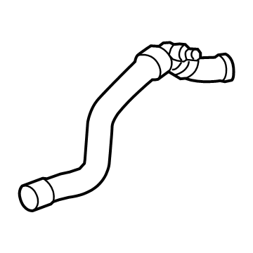 13220131 GM Upper Hose Illustration 1 of 1
