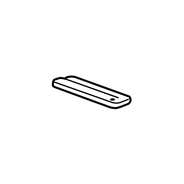 Cadillac 84077965 Front Floor Pan Reinforcement Plate