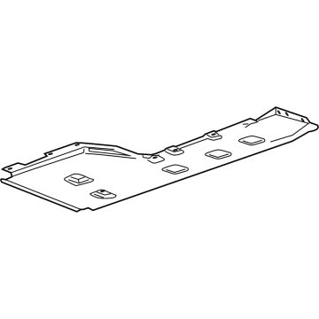 Cadillac Underbody Splash Shield - 84514084