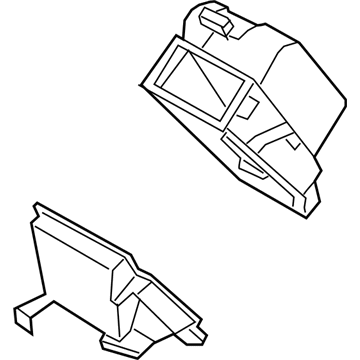 GM 19316245 Air Cleaner Body 19316245 GM Air Cleaner Body Illustration 1 of 1