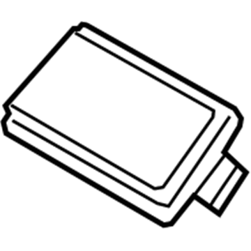 GM 19316244 Filter Cover 19316244 GM Filter Cover Illustration 1 of 1