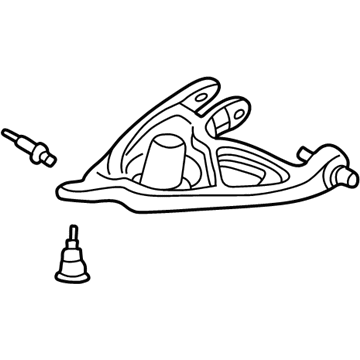 GM 25795978 Lower Control Arm, Rear Driver Side 25795978 GM Lower Control Arm, Rear Driver Side Illustration 1 of 1