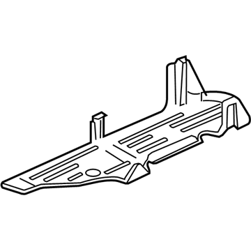 GM 15854356 Tank Shield 15854356 GM Tank Shield Illustration 1 of 1