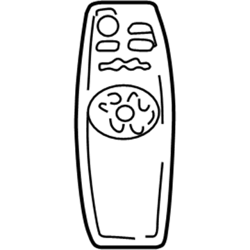 GM 12457797 Remote Control 12457797 GM Remote Control Illustration 1 of 1