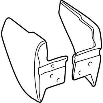GM 10270855 Side Panel, Driver Side 10270855 GM Side Panel, Driver Side Illustration 1 of 1