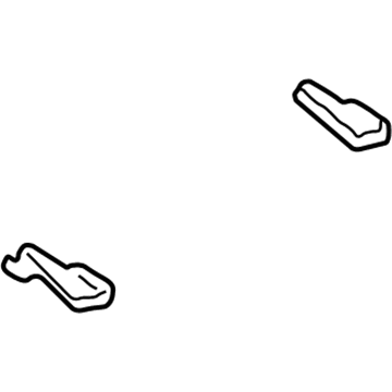 GM 12457599 Side Bracket, Driver Side 12457599 GM Side Bracket, Driver Side Illustration 1 of 1