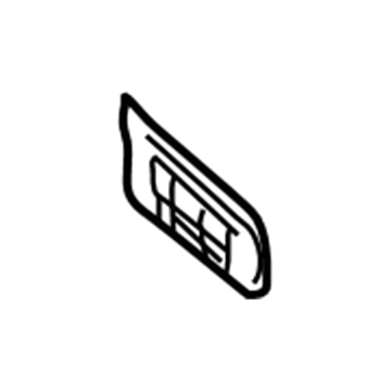 GM 10286294 Grille, Passenger Side 10286294 GM Grille, Passenger Side Illustration 1 of 1