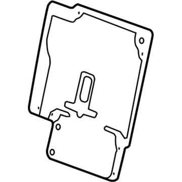 GM 25998940 Seat Back Panel, Rear 25998940 GM Seat Back Panel, Rear Illustration 1 of 1