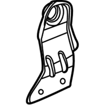 GM 20760155 Bracket, Passenger Side 20760155 GM Bracket, Passenger Side Illustration 1 of 1