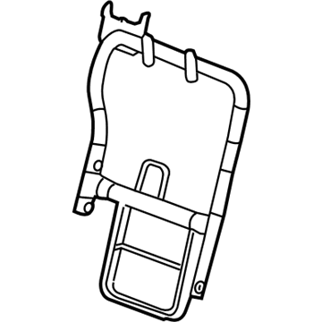 GM 23435110 Seat Back Frame, Rear 23435110 GM Seat Back Frame, Rear Illustration 1 of 1