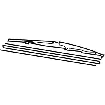 Pontiac Vibe Wiper Blade - 19184578