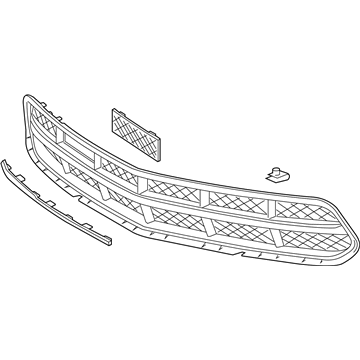 GM 23507619 Grille Assembly, Front Lower, Carbon 23507619 GM Grille Assembly, Front Lower, Carbon Illustration 1 of 1