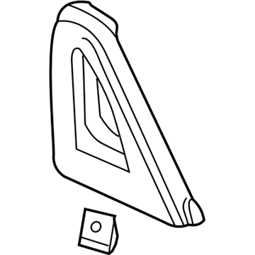 Chevy 93440196 Upper Quarter Trim