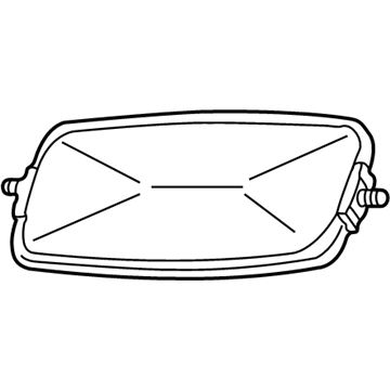 Chevy 12474091 Mirror Head