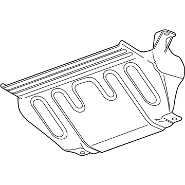 84125967 GM Splash Shield Illustration 1 of 1