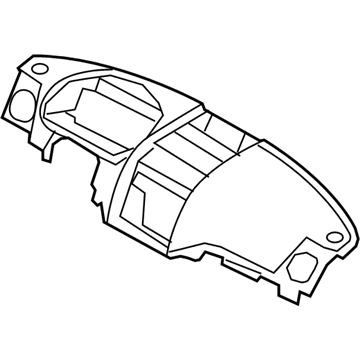 GM 96655000 Pad 96655000 GM Pad Illustration 1 of 1