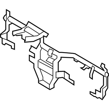 GM 96871235 Reinforcement Beam 96871235 GM Reinforcement Beam Illustration 1 of 1