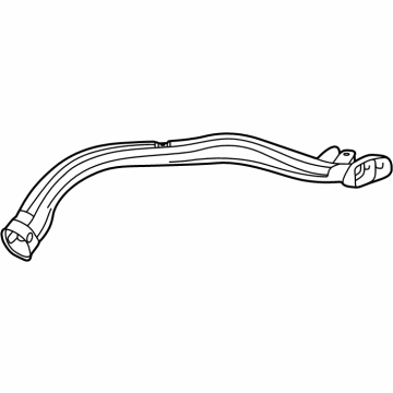 GM 84654421 Defroster Duct, Passenger Side 84654421 GM Defroster Duct, Passenger Side Illustration 1 of 1