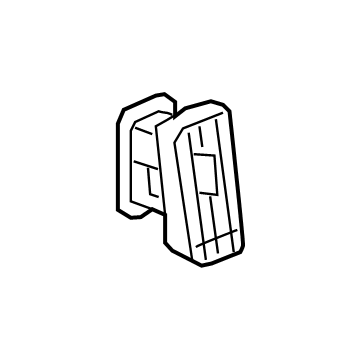 GM 84654423 Air Vent Grille, Driver Side 84654423 GM Air Vent Grille, Driver Side Illustration 1 of 1