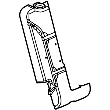 GM 85125274 Seat Back Pad 85125274 GM Seat Back Pad Illustration 1 of 1