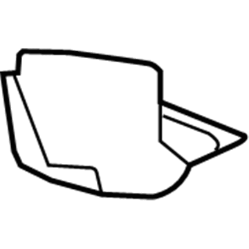 22716541 GM Extension, Passenger Side Illustration 1 of 1