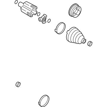 GM 26073375 CV Joints, Front Passenger Side 26073375 GM CV Joints, Front Passenger Side Illustration 1 of 1