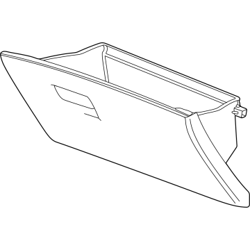26501777 GM Door, Instrument Panel Compartment Door Illustration 1 of 1