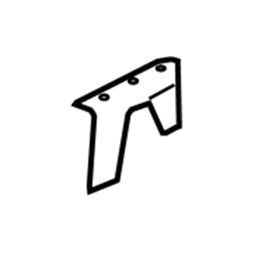 20761354 GM Rear Reinforcement, Passenger Side Illustration 1 of 1