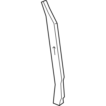 84831394 GM Rear Insulator, Front Driver Side Illustration 1 of 1