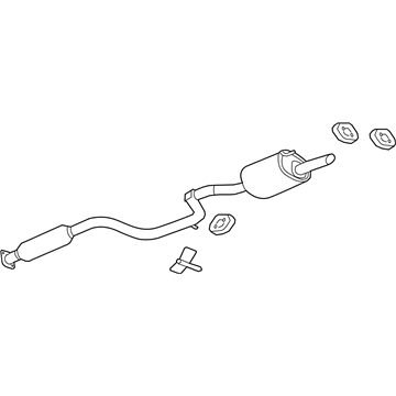 Chevy 20963869 Muffler With Tail Pipe