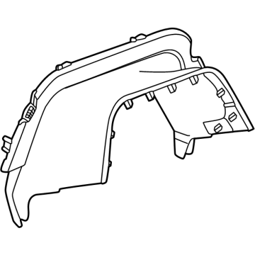 Chevy Silverado EV Steering Column Cover - 86551276