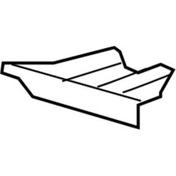 GM 15837934 Gutter, Rear Driver Side 15837934 GM Gutter, Rear Driver Side Illustration 1 of 1