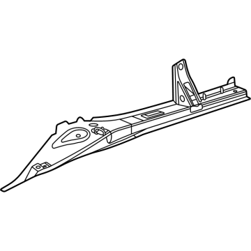 GM 60002752 Upper Rail, Rear Passenger Side 60002752 GM Upper Rail, Rear Passenger Side Illustration 1 of 1