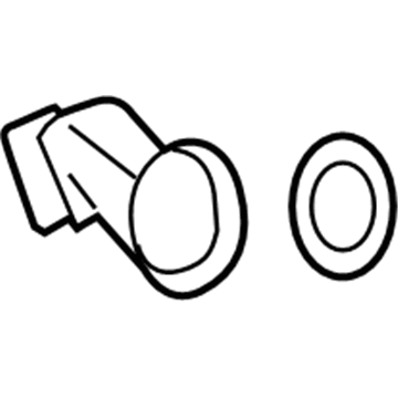 10397350 GM Outer Duct, Passenger Side Illustration 1 of 1