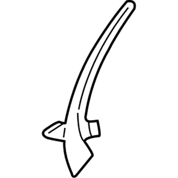 GM 10250722 Windshield Frame, Lower Passenger Side 10250722 GM Windshield Frame, Lower Passenger Side Illustration 1 of 1