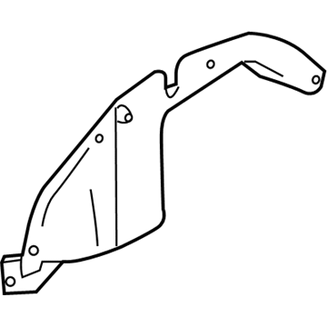 Saturn Fender Splash Shield - 22624532