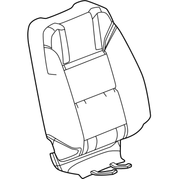 86801691 GM Cover, Seat Back Cushion, Front Illustration 1 of 1