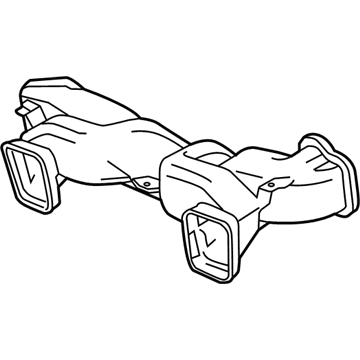 GM 92259912 Center Outlet 92259912 GM Center Outlet Illustration 1 of 1