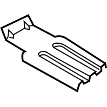 15141285 GM Fender Upper Brace, Front Passenger Side Illustration 1 of 1