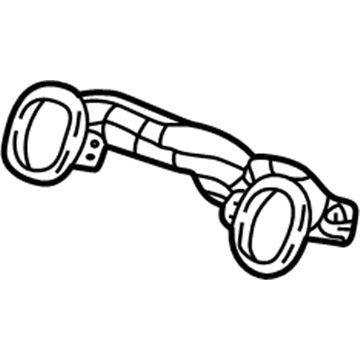 22631627 GM Center Duct Illustration 1 of 1